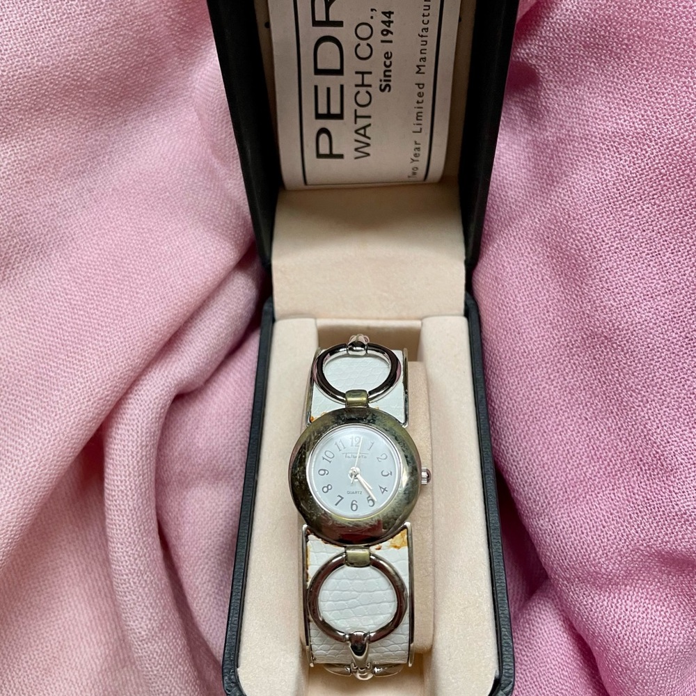 ⌚🐎 Vintage Pedre for Talbots Horse Bit Bangle Watch – Equestrian Style